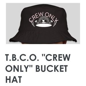 T.B.C.O. “CREW ONLY” BLACK BUCKET HAT